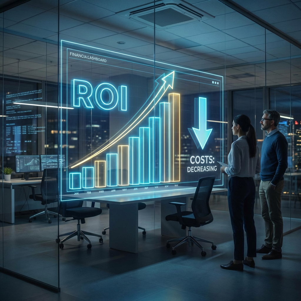 Escudo digital luminoso protegiendo una red local de infraestructuras externas, representando la soberanía tecnológica y la independencia de Towin-IA frente a nubes extranjeras.
