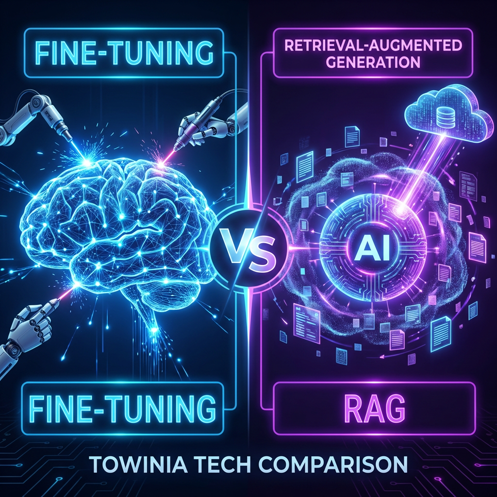 Sala de servidores de vanguardia con conexiones de fibra óptica azul y patrones de redes neuronales, simbolizando la potencia técnica y la baja latencia de la IA On-Premise.