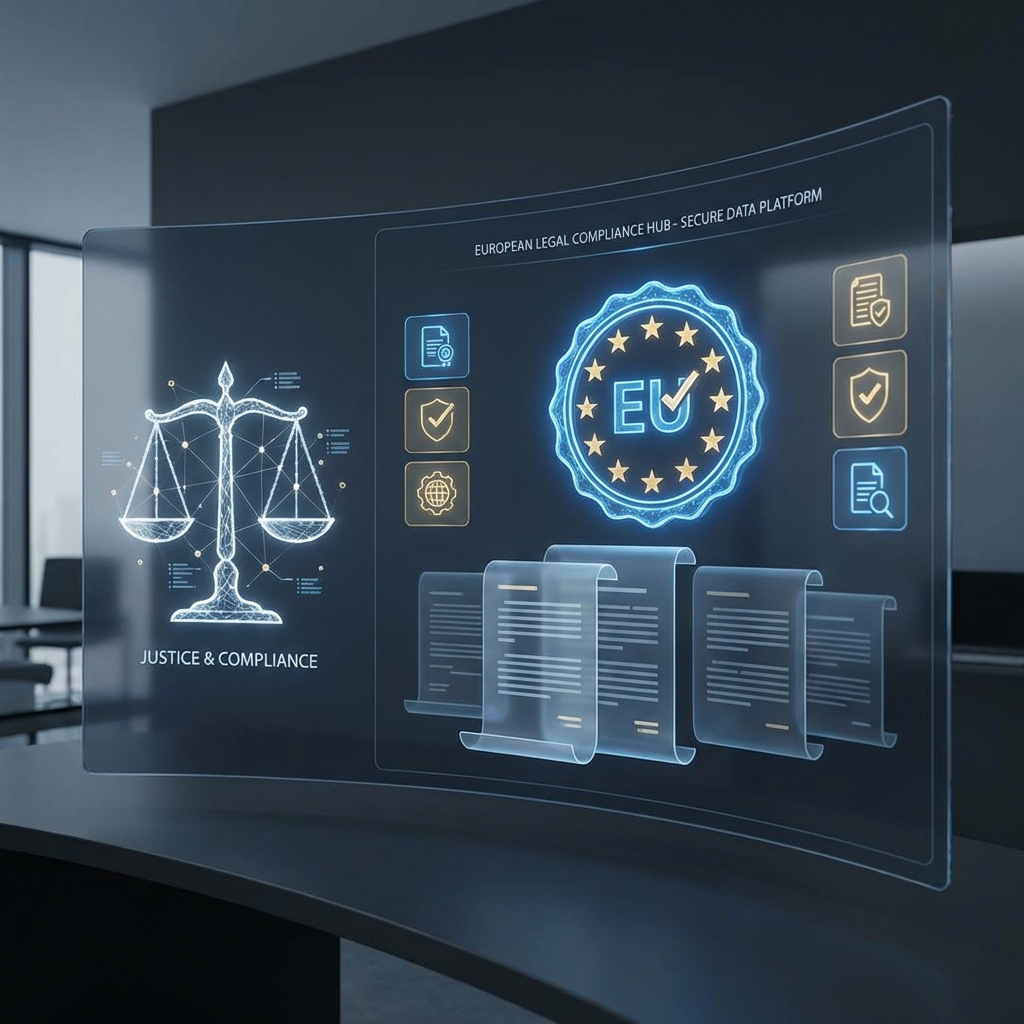 Equipo de expertos técnicos colaborando en un entorno de innovación con pantallas holográficas, simbolizando la formación de talento y el crecimiento tecnológico en Zamora.