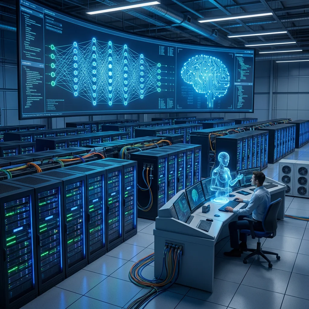 Centro de datos TOWIN CPD en Zamora — servidores de inteligencia artificial soberana española