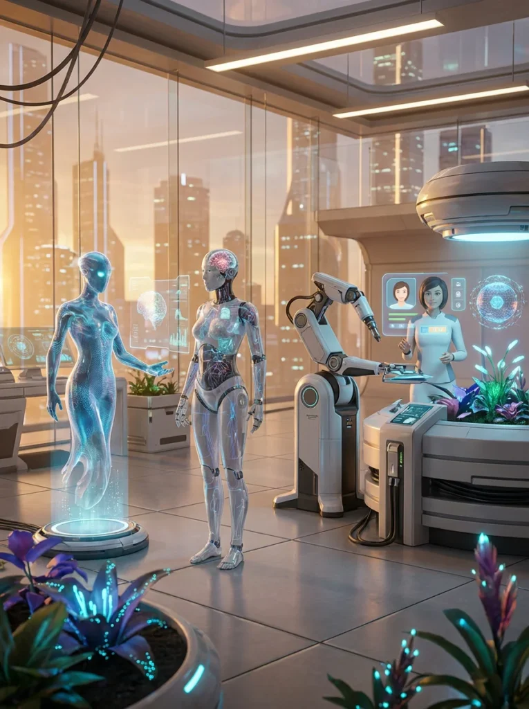 Agente JORGEJUAN de inteligencia artificial con cerebro digital holográfico en púrpura y cian, monitoreando infraestructura de red 24/7 en tiempo real, analizando logs y detectando comportamientos anómalos con SIEM centralizado