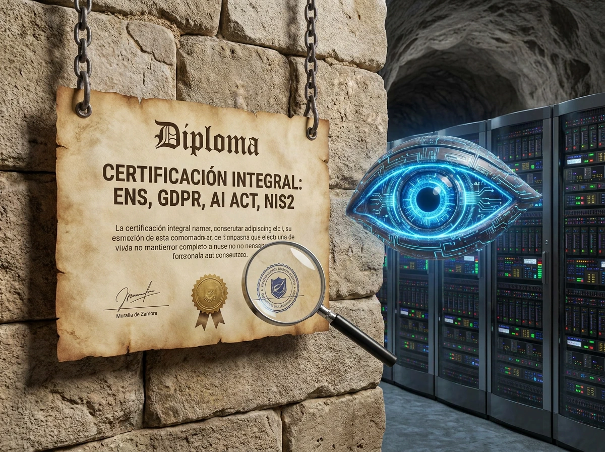 Certificaciones y Auditorías para Inteligencia Artificial Soberana - ENS, GDPR, AI Act, NIS2 - Agentes TOWINIA en Zamora