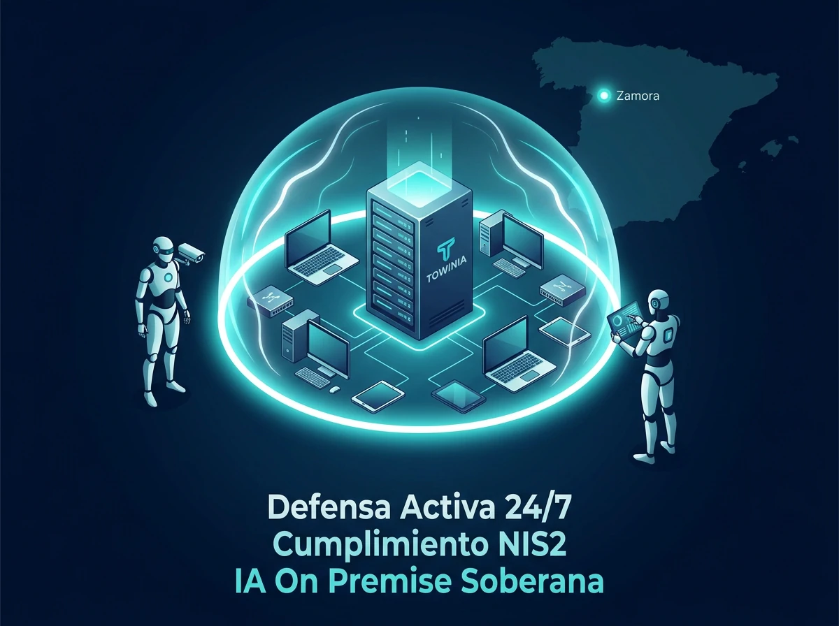 Ciberseguridad con Inteligencia Artificial soberana: defensa activa 24/7 y cumplimiento NIS2 en empresas españolas