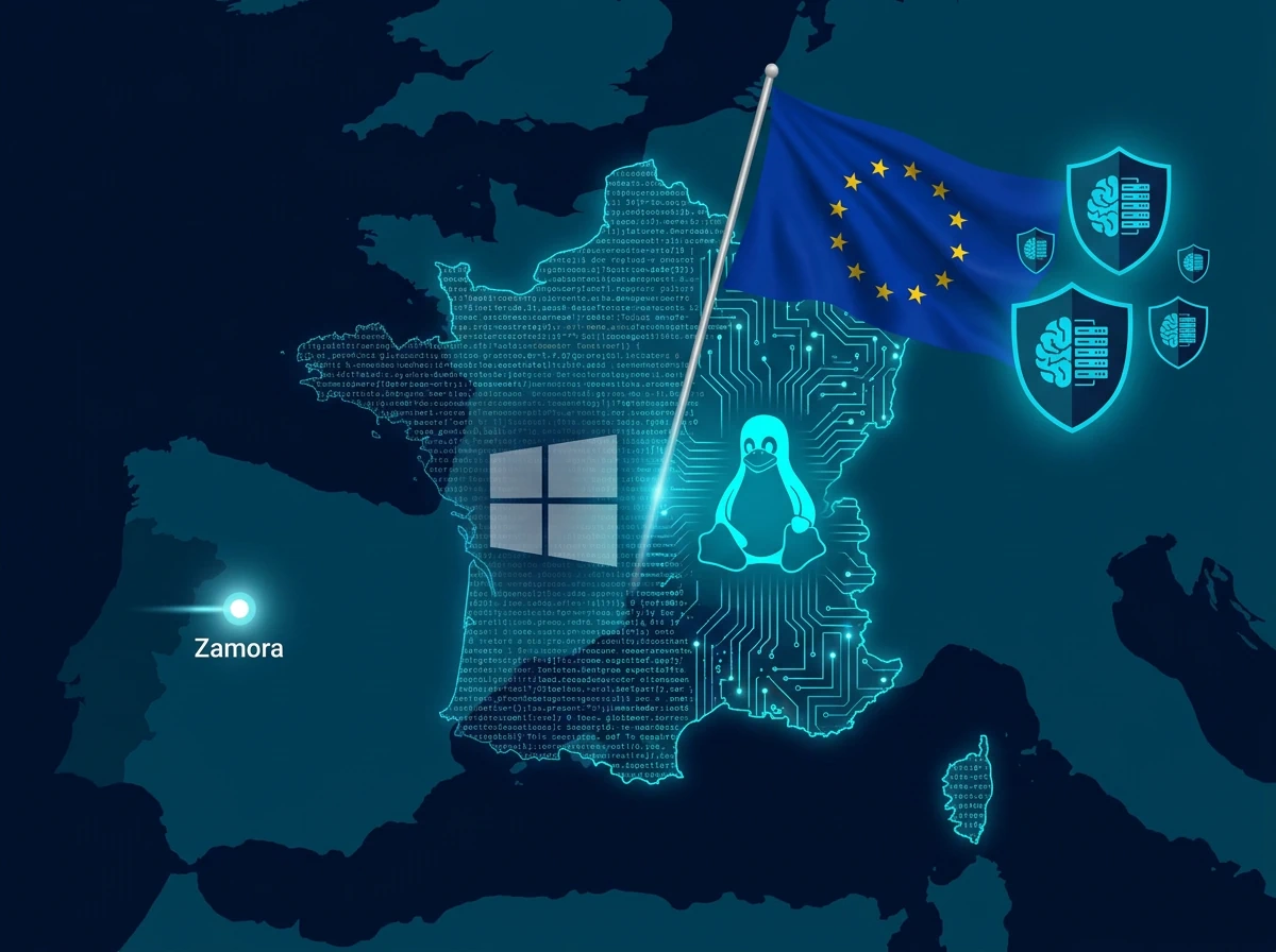 Francia migra de Windows a Linux para blindar la soberanía de datos - Inteligencia artificial soberana en España