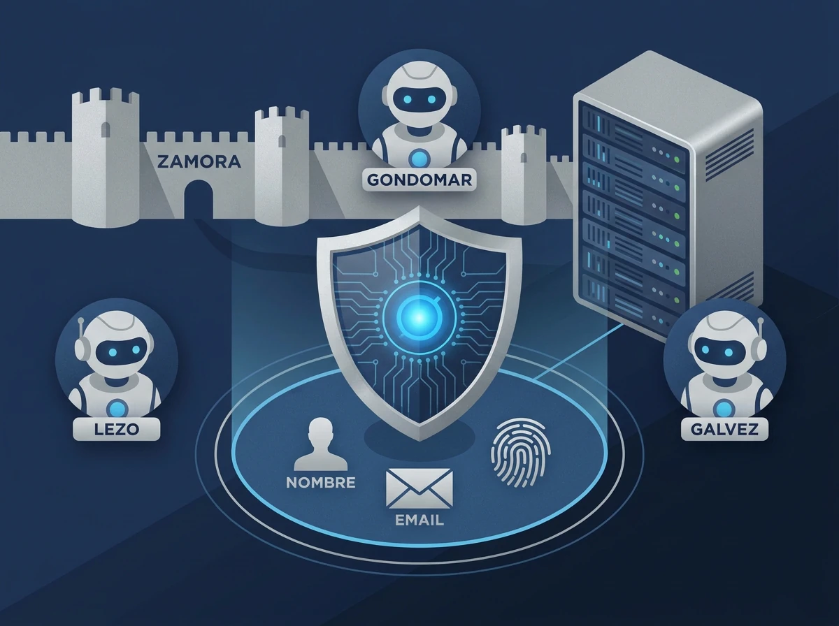 TOWINIA: Política de Privacidad IA Soberana - Agentes LEZO, GÓNDOMAR, GÁLVEZ - Cumplimiento RGPD y Residencia de Datos en Zamora