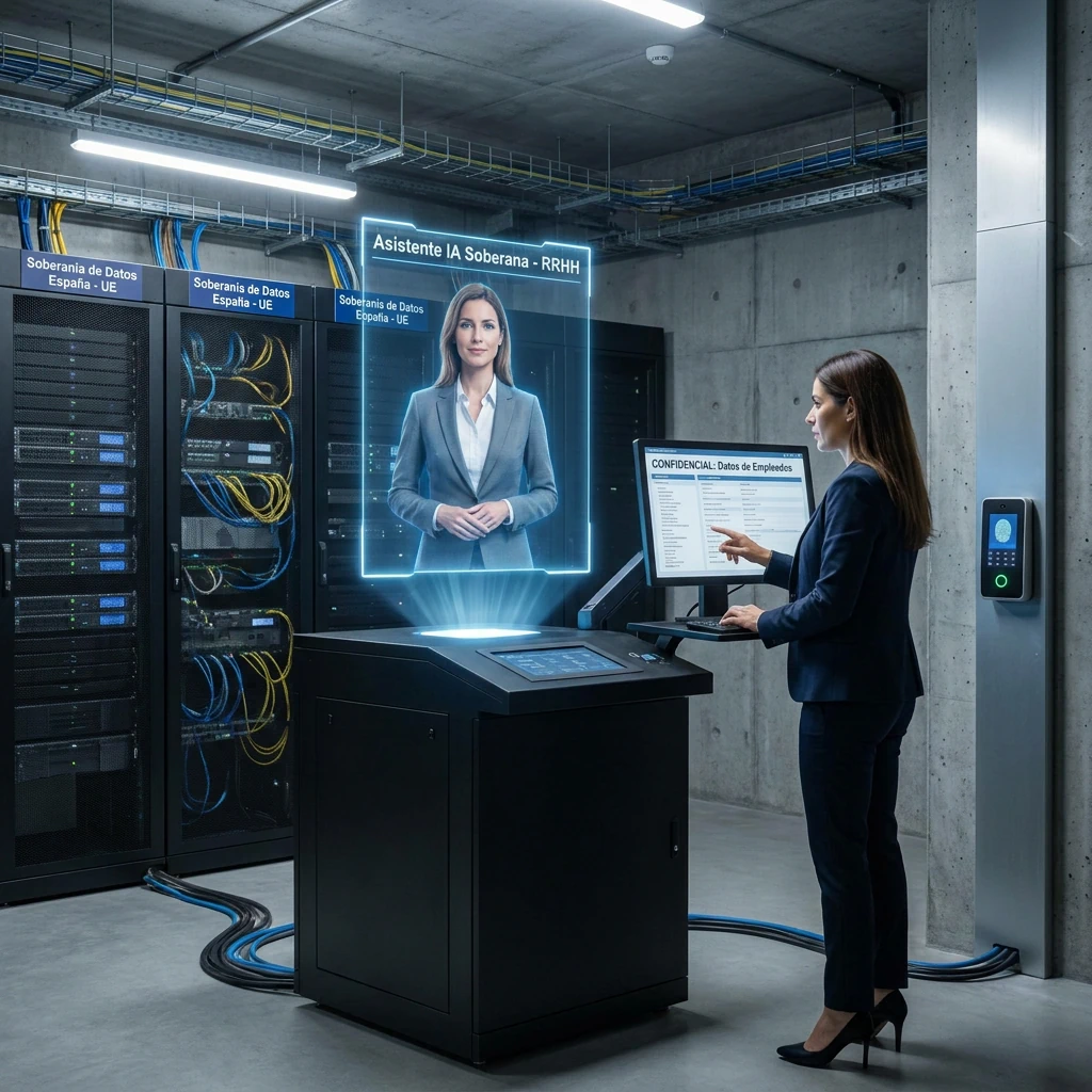 Asistente para RRHH con inteligencia artificial soberana en datacenter de Zamora - Muralla de Zamora, soberanía digital y protección de datos de empleados con servidores on premise en España
