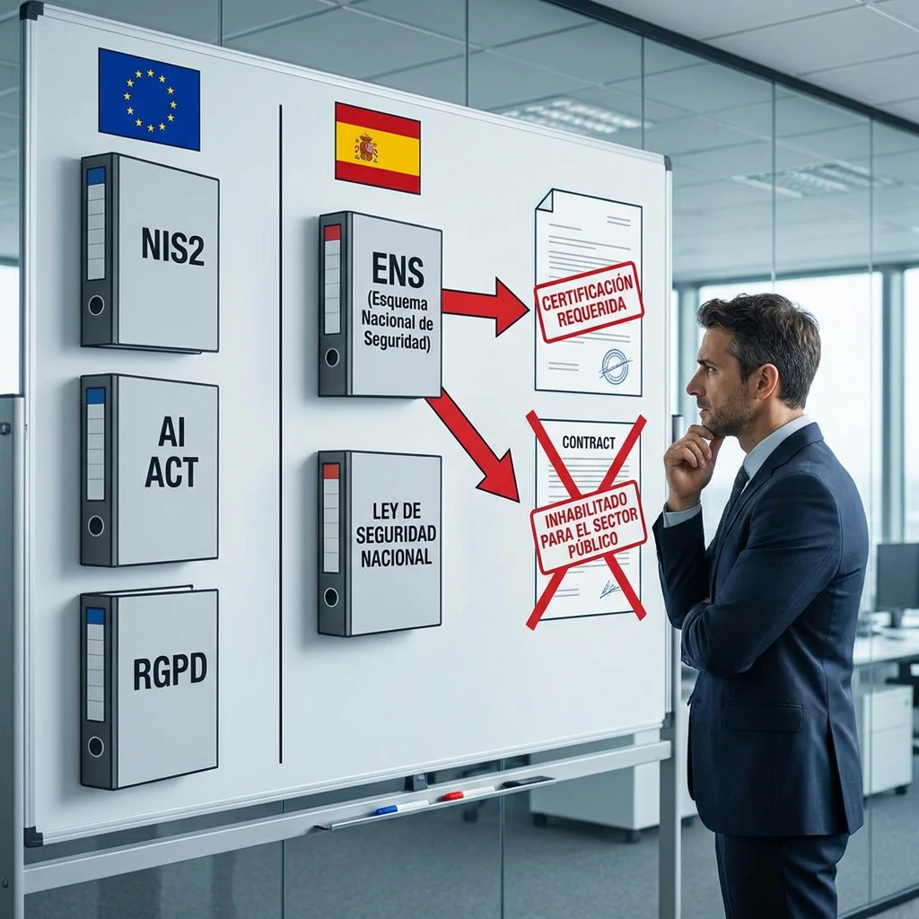 Doble normativa UE España NIS2 ENS